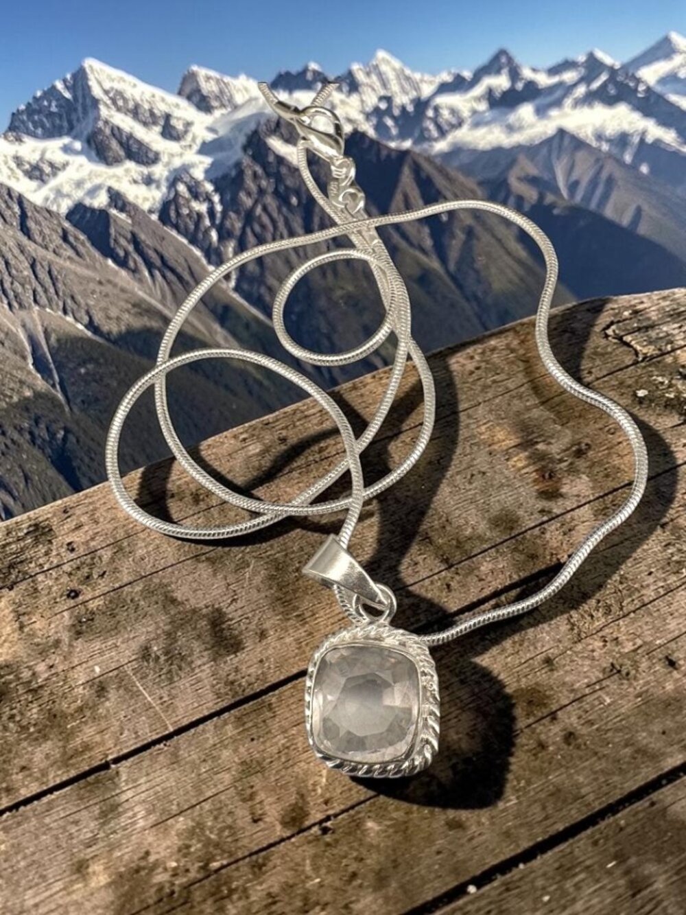 "PRICE DROP" AGI Certified White Montana Sapphire 4.75 Ct/9 mm Necklace